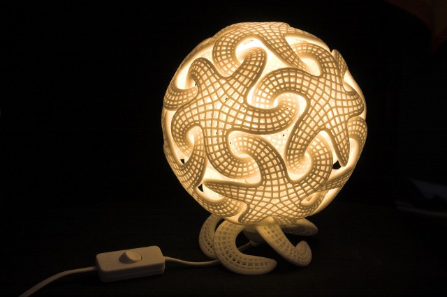 Starfish lamp electric wiring